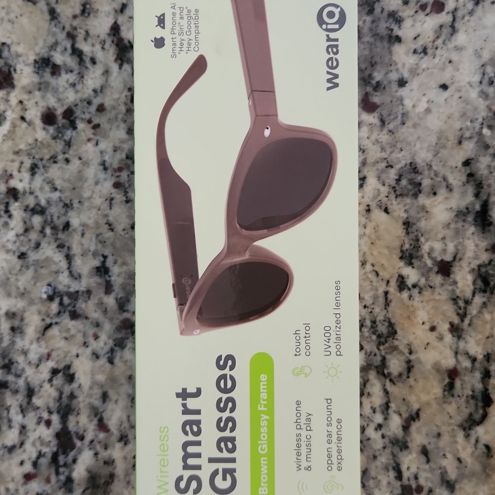 Smart Brown Glasses